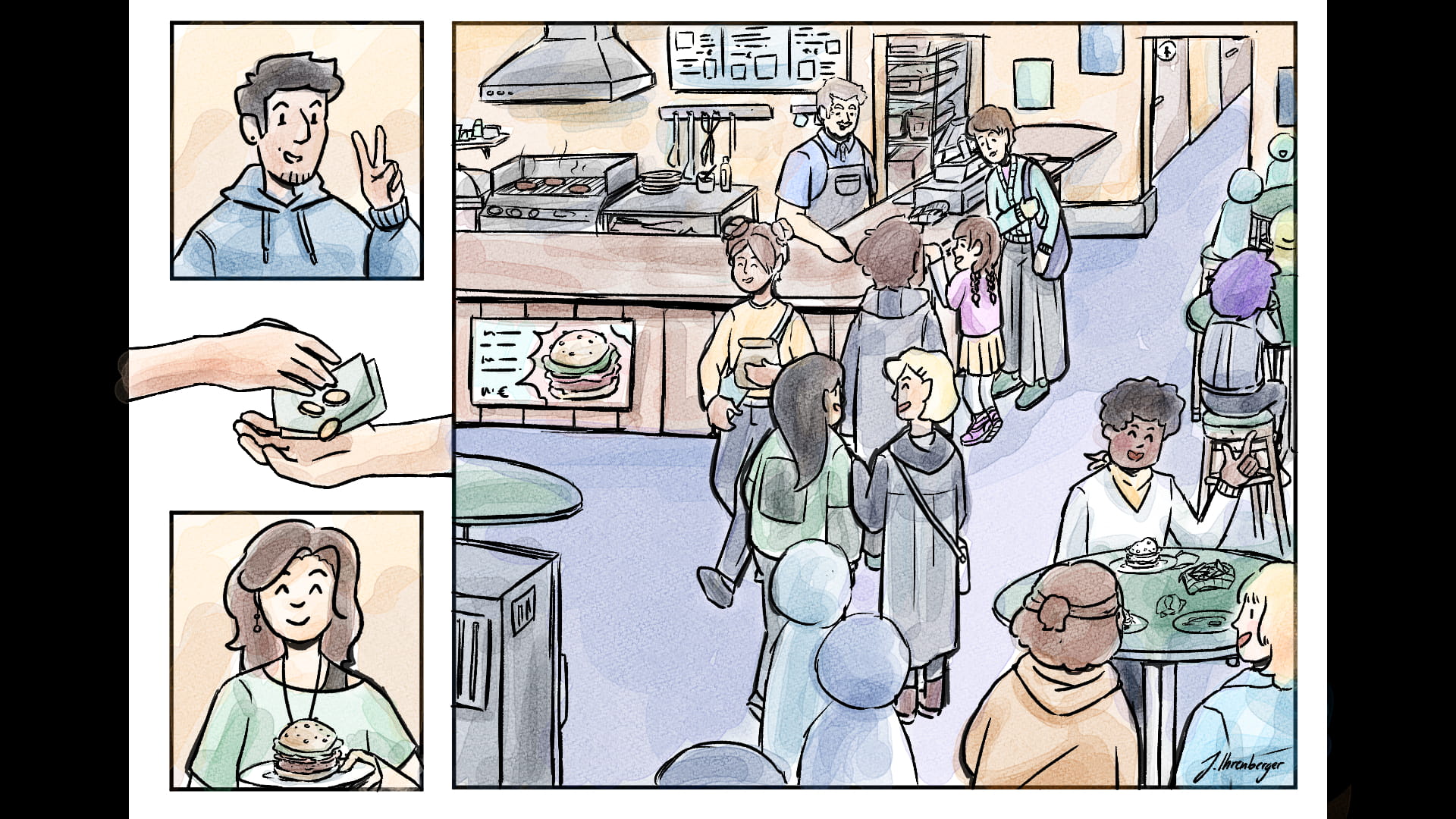 fifth page, full burger restaurant