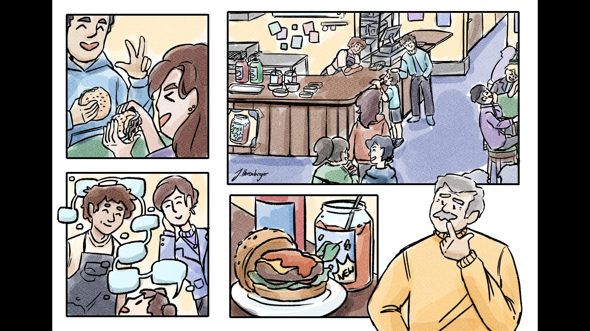 eleventh page, jakob evaluates second restaurant